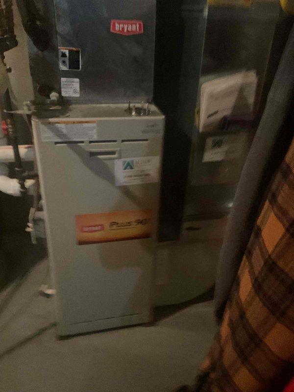 Completed seasonal cooling maintenance tune-up on Bryant HVAC system in response to customer concerns about unusual operational noise. Replaced dirty air filter, identified low refrigerant charge, and added refrigerant to manufacturer specifications to restore proper system operation and efficiency.
