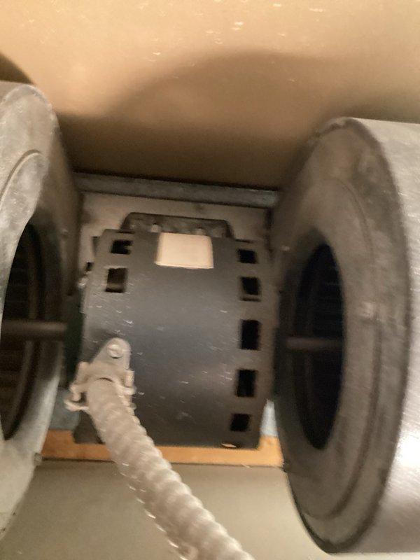 Performed partial annual maintenance on split system with ceiling-mounted air handler. Cycled system from thermostat and confirmed blower motor operation and cooling functionality. Verified proper blower speed settings for cooling mode, confirmed clean filter installation, and assessed adequate airflow through indoor unit. Unable to complete outdoor unit inspection as rooftop access was locked and building maintenance personnel unavailable. Follow-up visit required during weekday hours to complete remaining maintenance on condensing unit.