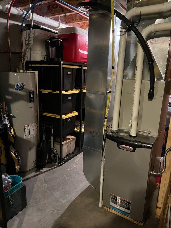 Performed comprehensive AC tune-up on residential system. Inspected indoor unit finding air filter, blower assembly, and evaporator coil clean with proper condensate drainage. Evaluated outdoor unit with capacitor and contactor in good condition and all electrical connections within manufacturer specifications. Measured system performance revealing low refrigerant charge with only 5-10 degree temperature split across evaporator coil. Added approximately one pound of R-410A refrigerant to system per customer request. Verified proper operation with temperature split exceeding 20 degrees upon completion, confirming system returned to optimal cooling performance.