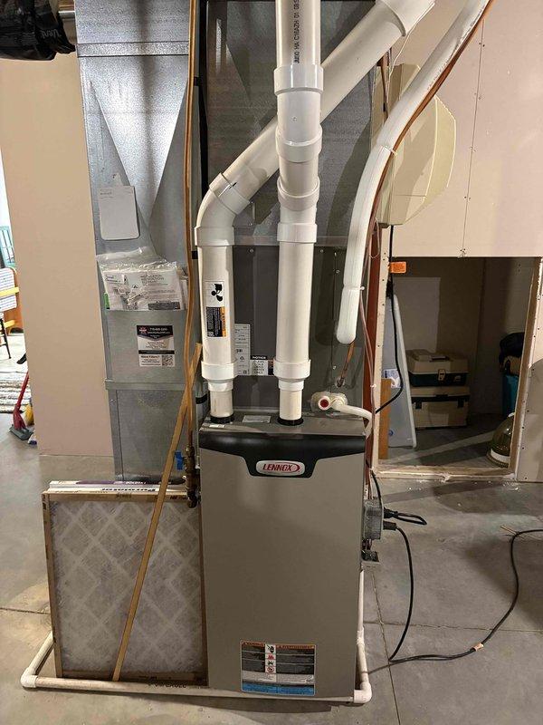 Diagnosed failed compressor on XC16 air conditioning unit and performed complete compressor changeout. Removed defective compressor, installed replacement unit, evacuated and recharged refrigerant system to manufacturer specifications, and verified proper operation of all components.