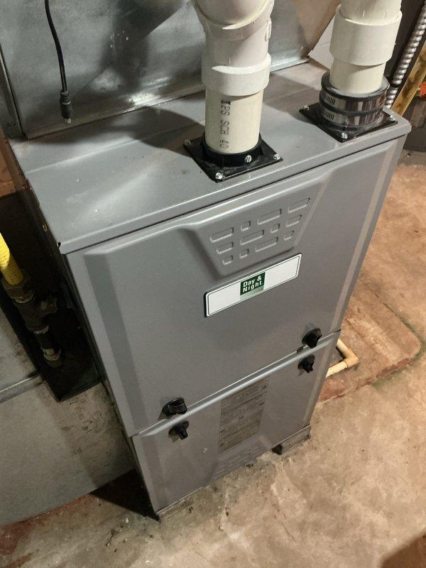 Completed comprehensive AC maintenance on 14-year-old system as part of annual maintenance agreement. Identified dual capacitor operating outside manufacturer specifications and recommended replacement to prevent system failure. Performed full system inspection, documented equipment condition with photos of furnace and water heater installations, and verified all other components operating within normal parameters.