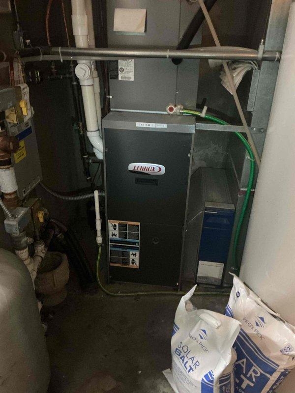 Performed annual cooling maintenance inspection on two 19-year-old Lennox air conditioning units. During inspection, discovered extensive rodent damage to low and high voltage wiring on the first unit, limiting ability to complete full diagnostic testing beyond refrigerant charge verification. Identified worn capacitors and contactors on both units requiring replacement. Second unit showed no wiring damage and is functioning properly. Documented findings with photos, provided repair options via email, and scheduled follow-up service advisor consultation for recommended repairs.