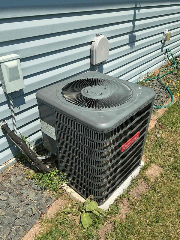 Responded to no-cool complaint on 5-year-old Goodman GSX130241FA system where outdoor condenser unit failed to activate when thermostat was set to cooling mode. Upon inspection, discovered the common wire (C-wire) was disconnected from the furnace control board, preventing proper communication between thermostat and outdoor unit. Reconnected C-wire to control board terminal, verified proper voltage at thermostat, and tested system operation through complete cooling cycle. Condenser unit activated properly, and system returned to normal cooling function.