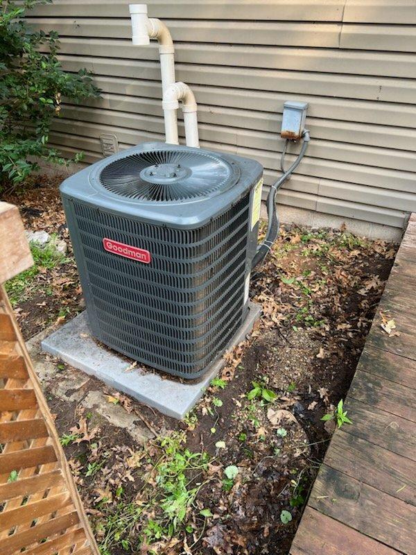 Responded to no cool call on 6-year-old Goodman air conditioning system. Upon arrival, confirmed outdoor unit was not receiving power and system was non-operational. Diagnosed failed control board on indoor furnace unit, which was preventing proper communication between thermostat and outdoor condenser. Control board showed no voltage output to contactor circuit despite proper incoming power and thermostat signal. Replaced defective integrated furnace control board and restored all low-voltage wiring connections to proper terminals. Verified thermostat communication, tested system startup sequence, and confirmed outdoor unit now engaging properly with adequate amperage draw. System cooling normally with proper temperature split across evaporator coil. Also assessed water heater for potential maintenance scheduling per customer request.
