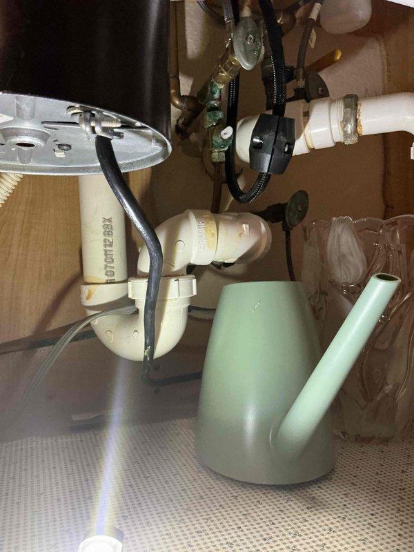 Responded to a broken dishwasher angle stop valve where the handle had completely broken off, preventing proper water shut-off capability. Replaced the defective angle stop valve with a new unit, restoring full water control functionality to the dishwasher supply line. All connections were tested for proper operation and verified leak-free upon completion.
