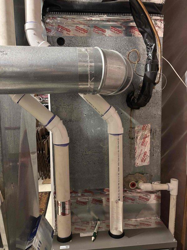 Completed comprehensive AC tune-up maintenance on two residential condensing units utilizing 410A refrigerant with ambient temperature at 78 degrees. Performed thorough inspection of indoor air handlers including filters, condensate drains, blower motors, electrical wiring, and all components with satisfactory results. Verified proper temperature split across evaporator coils. Inspected outdoor units including condenser coils and capacitors, confirmed normal operation. Measured and recorded amp draw on all motors, compressors, and contactors within manufacturer specifications. Checked refrigerant temperatures and pressures, all readings within acceptable range. Additionally performed maintenance on two HRV units, cleaned cores, filters, intake and exhaust systems, and verified proper operation of all components.