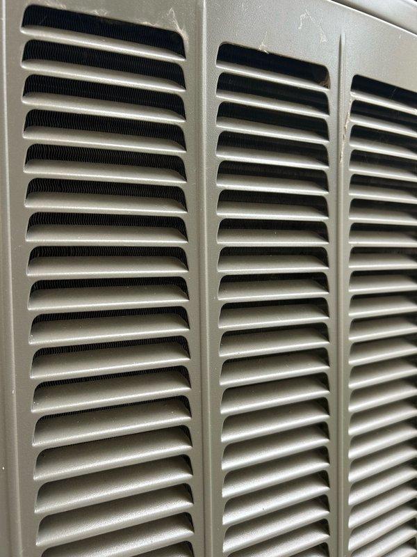 Responded to no cooling complaint on Lennox heat pump system displaying multiple error codes including E311/E312 (obstructed airflow), A800, and C100. Customer reported recent outdoor coil freeze-up condition that had since thawed. Upon arrival, performed comprehensive system inspection and found outdoor condenser coil heavily impacted with dirt and debris, significantly restricting heat transfer capability. Cleaned outdoor coil thoroughly to restore proper airflow and heat rejection.

Initiated system startup and monitored operation under load. Initial refrigeration diagnostics revealed low suction pressure readings that initially suggested potential refrigerant undercharge; however, subcooling and superheat measurements were within manufacturer specifications, indicating adequate refrigerant charge. Proceeded with indoor unit inspection at air handler/furnace location.

Discovered return air filter severely restricted with accumulated dirt and debris, causing significant airflow redu