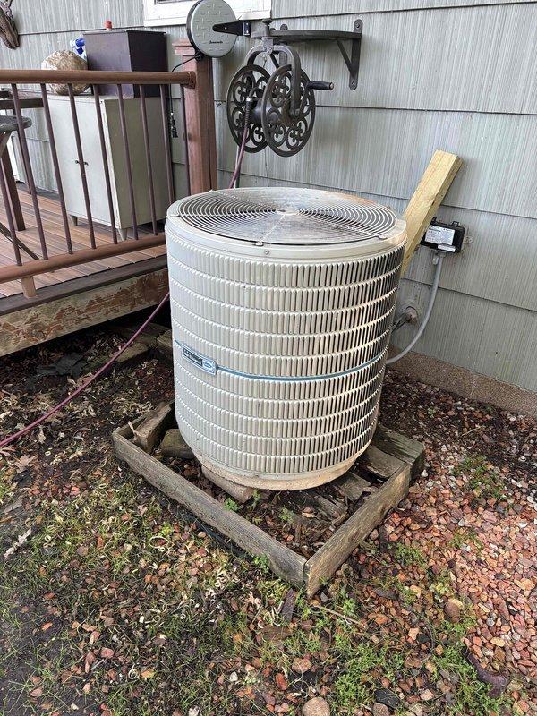 Completed annual preventative maintenance agreement visit for furnace and air conditioning system with no known issues reported. Performed comprehensive AC maintenance on one outdoor condenser unit utilizing R22 refrigerant with ambient temperature at 73 degrees. Inspection included air filter, thermostat operation, temperature split across evaporator coil, condenser unit, condenser and evaporator coils, blower motor, capacitors, compressor operation, refrigerant charge level, and condensate drain system. Air conditioning system tested and confirmed operating within normal parameters. Conducted full furnace maintenance inspection covering air filter condition, carbon monoxide levels, temperature rise, burner assembly, flame sensor, hot surface igniter, blower motor, run capacitor, condensate drain, and heat exchanger integrity. Heating system tested and verified operating normally with all safety controls functioning properly. Both HVAC systems are in good working condition and ready f