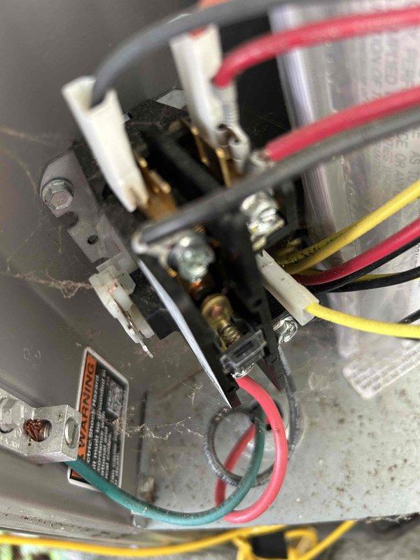Responded to no cooling complaint on 3-year-old air conditioning system. Found debris lodged in contactor preventing proper electrical contact. Removed debris from contactor assembly, verified all electrical connections, and tested system operation. Unit restored to normal cooling function with contactor making proper contact and compressor running as designed.