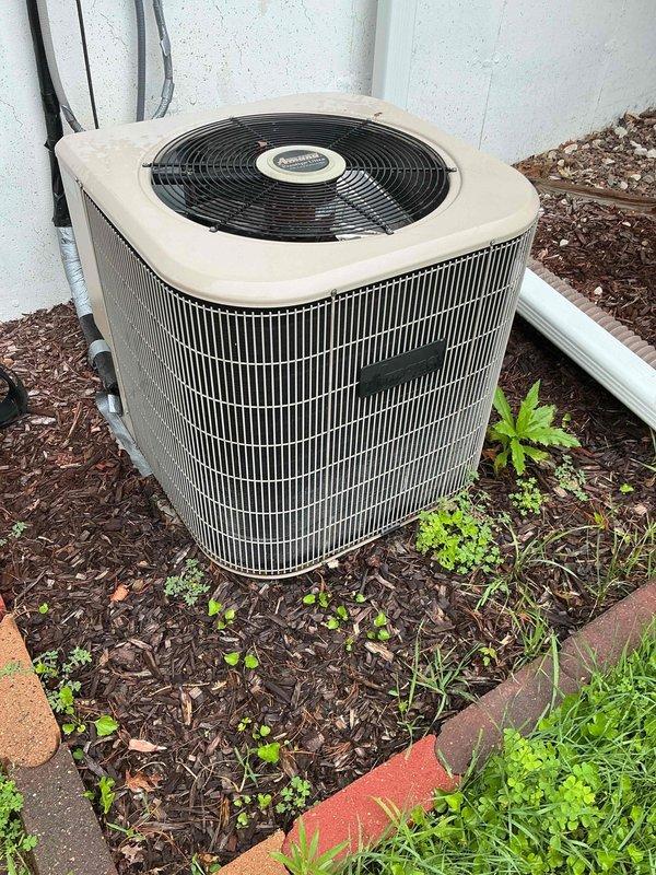 Completed routine cooling maintenance on a 22-year-old R22 air conditioning system. Obtained equipment documentation photos of make, model, and serial number information. Testing revealed the dual capacitor was operating outside manufacturer specifications, which was replaced to restore proper system operation. Comfort advisor was scheduled due to the age of the unit and R22 refrigerant type.