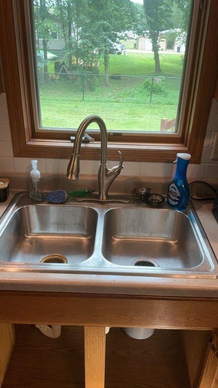 Responded to a clogged kitchen sink in a single-family residence. The blockage was located approximately 20 feet down the drain line. Successfully cleared the obstruction by augering the kitchen sink drain, deploying the full 50 feet of cable to ensure complete clearance and restore proper drainage.