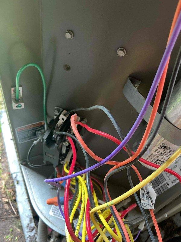Replaced failed condenser fan motor under parts warranty on outdoor AC unit. Removed defective motor, installed new replacement motor, and restored system to full operational status. Unit tested and confirmed functioning properly upon completion.