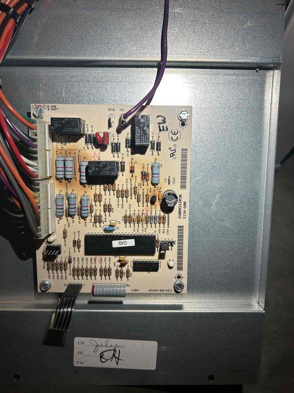 Responded to service call for non-operational in-floor heating system connected to geothermal unit. Upon inspection, discovered multiple critical issues: storage tank pressure at 0 psi and loop field pressure at 0 psi. Repressurized both the storage tank and loop field to proper operating levels. Performed comprehensive system diagnostics on geothermal unit, confirming refrigerant pressures within specification and freeze protection sensor reading accurately. Found control board settings had been reset to factory defaults. Reconfigured system settings to appropriate parameters for closed-loop geothermal configuration to ensure proper equipment protection. Conducted extended run test to verify system operation and stability. Control board and sensor showing signs of potential failure and will require replacement pricing for customer approval.