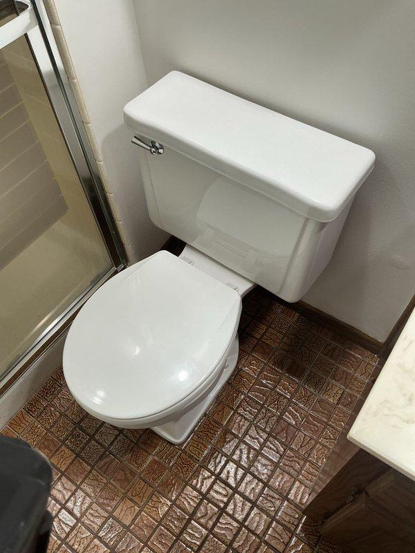 Responded to service call for new homeowner with multiple plumbing concerns. Reset toilet to proper position and seal. Repaired leaking utility sink and laundry tub faucet. Corrected garbage disposal installation angle from improper incline to required decline position for proper drainage and function. Assessed non-functioning water softener system. Documented outdated toilet fixtures and missing shut-off valves throughout property. Provided comprehensive estimates for recommended repairs and upgrades. Captured photographic documentation of completed work and existing conditions for homeowner records.