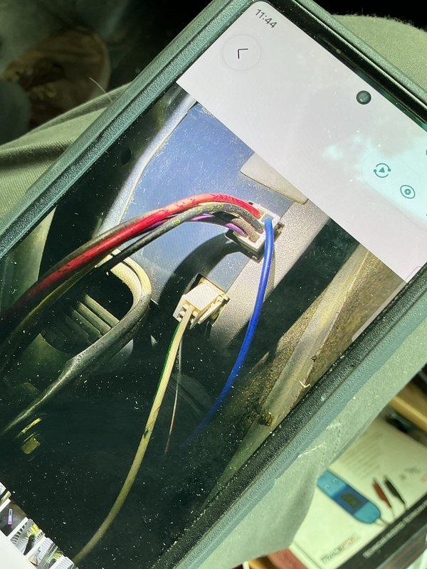 Responded to no cooling call on 10+ year old air conditioning system. Diagnosed control board failure - unit not sending 24 volts to blower motor. Blower motor may also require replacement. Documented electrical connections and control panel with photos and provided repair quote to customer for approval.