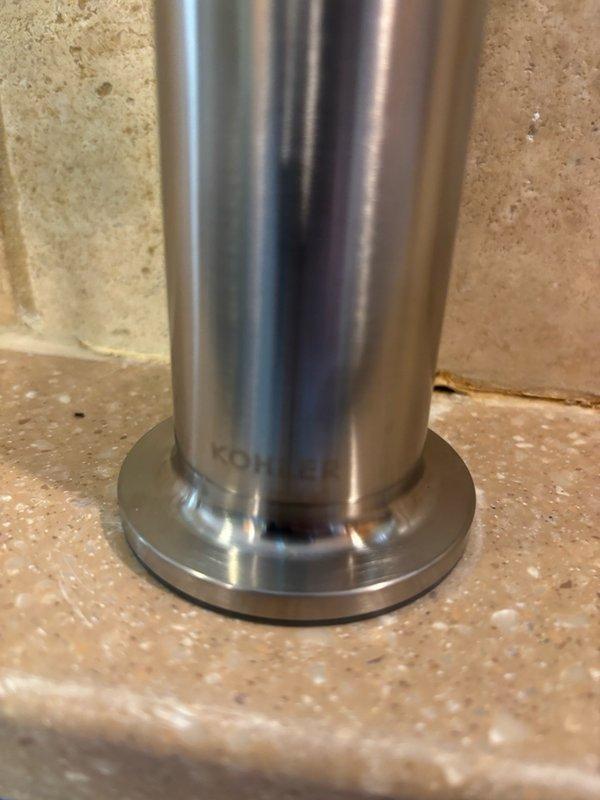 Installed customer-supplied Kohler kitchen faucet after obtaining verbal approval on the estimate. Connected the new faucet to existing supply lines, turned on water to flush lines and performed leak inspection with no issues detected. Cleaned work area and left faucet operational.