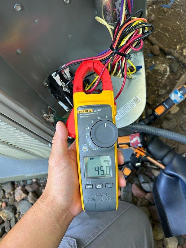 Responded to callback for excessive compressor noise on recently installed air conditioning system. Performed comprehensive diagnostics including refrigerant charge verification, electrical component testing, blower speed assessment, airflow measurement, filter inspection, and compressor winding resistance checks—all readings within normal specifications. Installed hard start kit relay to address humming concern, but compressor noise level remained unchanged. Determined compressor operating sound is within normal parameters for this unit; however, customer remains dissatisfied with noise level and indicated potential rejection of system if condition persists. Advised customer that system is functioning properly and noise is characteristic of normal operation. Customer will contact office to discuss resolution options.