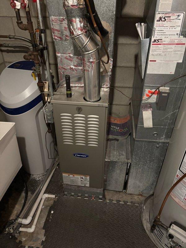 Responded to water softener malfunction where unit was stuck in regeneration cycle and salt level was not resetting properly. Located manufacturer's manual online and performed system reset procedure. Reset both the softener control head and salt level indicator, then manually cycled unit through all regeneration stages to verify proper operation of backwash, brine draw, rinse, and refill cycles. Initiated manual regeneration cycle to restore soft water supply. Confirmed all functions operating correctly and left system in active service mode.