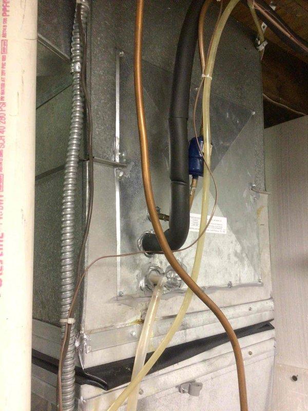 Responded to no cool call on an 8-year-old residential air conditioning system using R22 refrigerant. Upon arrival, verified system was achieving a 14-15 degree temperature split but unable to maintain desired setpoint. Diagnosed system as low on refrigerant charge, indicating a leak in the system. Advised customer that while recharging is possible, system replacement is recommended due to age, refrigerant type, and recurring refrigerant loss. Customer declined service at this time and will contact for replacement estimate at a later date.