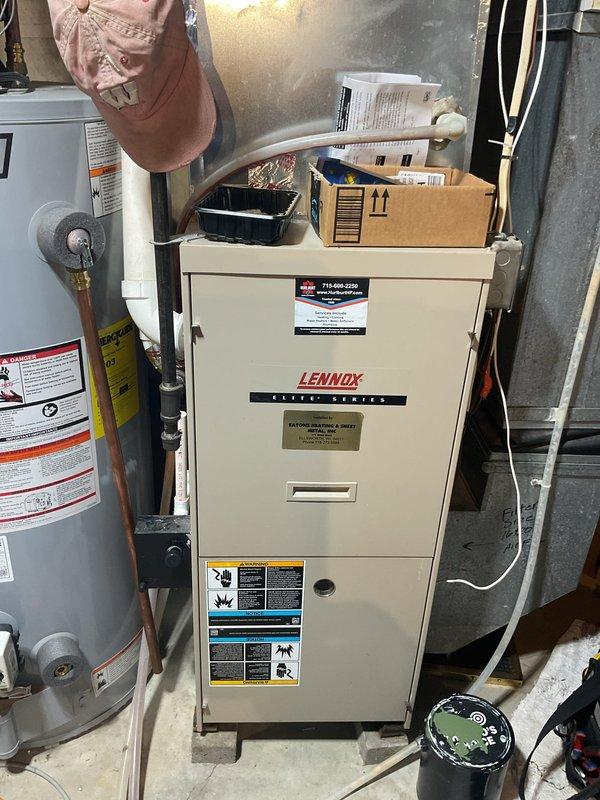 Responded to no cooling complaint on Lennox Elite Series furnace system. Upon inspection, discovered Y wire (thermostat cooling call wire) was disconnected from furnace control board. Reconnected Y wire to proper terminal on furnace board and verified secure connection. System restored to normal cooling operation.