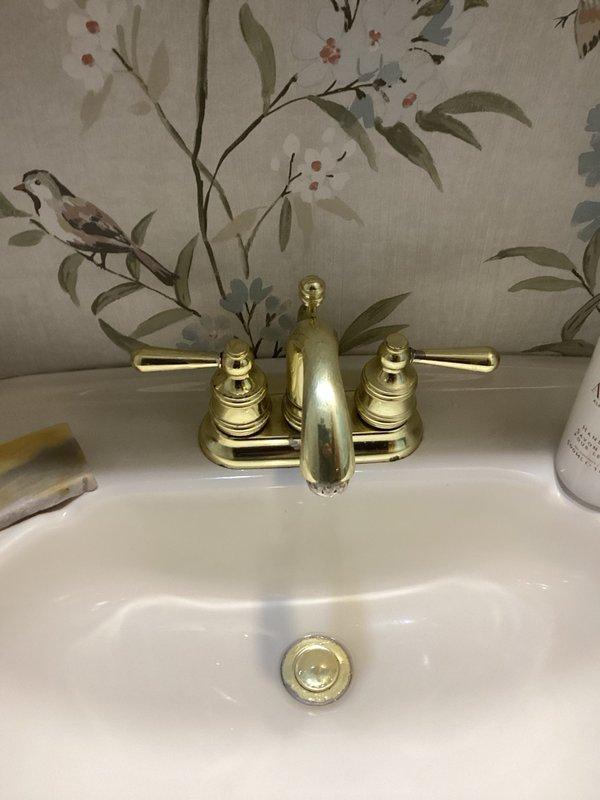 Responded to service call for leaking pipe under pedestal sink. Upon inspection, found trap disconnected from sink drain and shut-off valves leaking due to age-related deterioration. Documented existing conditions including deteriorated trap connection and failing shut-off valves. Provided recommendations for trap replacement and shut-off valve replacement to resolve active leaks. Discussed faucet replacement options with customer, who elected to have new faucet installed concurrently with plumbing repairs. Customer chose to order preferred faucet fixture for comprehensive installation. Coordinated with office to prepare detailed estimate for trap replacement, shut-off valve replacement, and new faucet installation to be completed in single service visit once materials are obtained.
