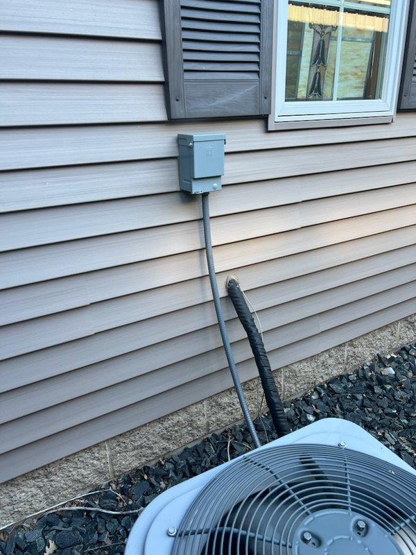 Responded to no cooling complaint on residential air conditioning system under 10 years old. Upon inspection, determined compressor was not operating. Diagnosed failed run capacitor preventing compressor from starting. Replaced defective capacitor with proper replacement part, restoring system to normal cooling operation.