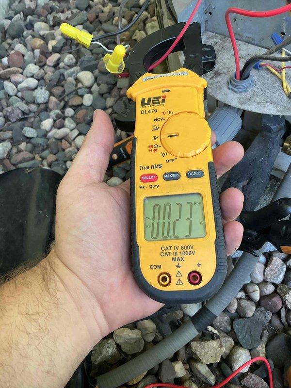 Responded to no cool complaint on 22-year-old Nordyne air conditioning system experiencing clicking noises and failure to engage. Diagnosed failed anti-short cycle board preventing proper voltage delivery to contactor. Bypassed defective board to restore system operation. Observed contactor damage from repeated arcing due to board failure. System appears low on R22 refrigerant, though accurate assessment difficult with elevated indoor temperature. Documented findings with photos of failed control board and voltage measurements. Reviewed repair options with customer and scheduled follow-up consultation for replacement recommendations.