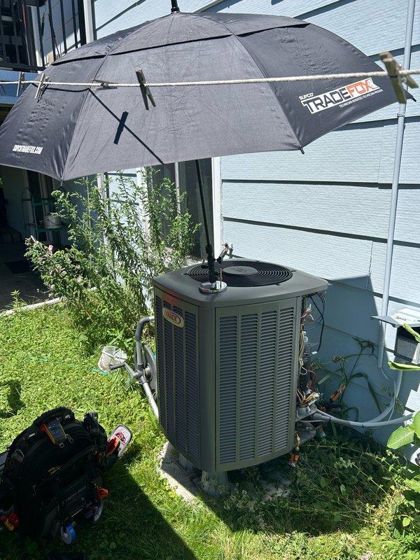 Responded to complaint of loud buzzing noise from heat pump system during startup. Diagnosed contactor clattering while energized; verified proper voltage and normal amperage draw on outdoor unit. Refrigerant pressures and supply/return air temperatures measured within acceptable operating range. Discovered air filter installed in incorrect direction and corrected orientation. Recommended contactor replacement to prevent future noise issues, though system currently operating within normal parameters.
