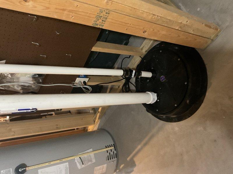 Responded to no-cool complaint on Tempstar/ICP F9MVE0601714A1 variable-speed gas furnace system with R-410A air conditioning unable to maintain setpoint and remove humidity. Customer reported cherry-like odor suspected to be refrigerant leak. Performed complete system diagnostics on 95°F outdoor ambient day. Measured return air temperature at 74°F and supply air at 56°F, yielding 18°F temperature split. Recorded refrigerant pressures: suction at 129.6 psig, liquid line at 374.4 psig. Calculated superheat at 16.4°F and subcooling at 9.2°F against manufacturer target of 10°F, confirming refrigerant charge is correct and no leak present.

Observed abnormal ECM blower motor operation during initial testing. Removed 16x25x1 MERV 10 filter and immediately noted significant change in blower performance—ECM motor ramped down to normal operating parameters and audible noise normalized. This confirmed excessive static pressure across return-side filter causing restricted airflow, resulting in re