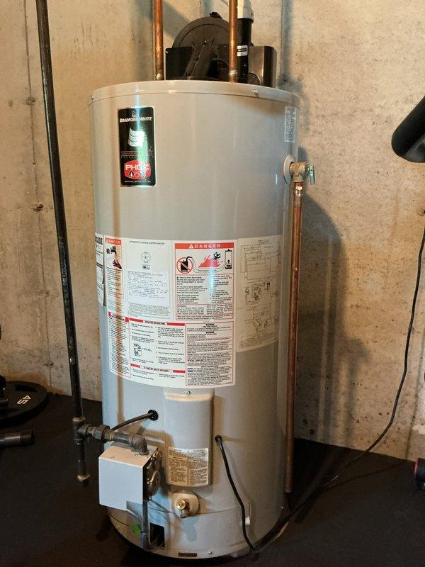 Returned to property to replace defective furnace blower motor. Previously installed motor had failed due to bad bearings and was determined to be faulty out of the box. Removed failed blower motor assembly from furnace air handler unit. Installed new replacement blower motor with squirrel cage blower wheel. Verified proper motor operation, airflow, and system function upon completion.
