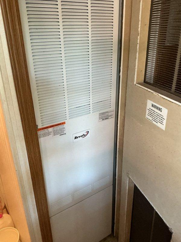 Responded to complaint of unit running constantly without adequate cooling on 1-year-old Lennox system. Upon inspection, determined indoor blower was operating continuously. Identified thermostat fan switch had been inadvertently set to "ON" position instead of "AUTO" mode. Adjusted Honeywell Home ProSeries thermostat fan setting from continuous operation to AUTO mode, which resolved the issue immediately. Verified system now cycles properly with blower activating only during heating and cooling calls. Provided customer education on proper thermostat operation and function of fan control settings to prevent future occurrences. No mechanical defects found; unit operating within normal parameters.