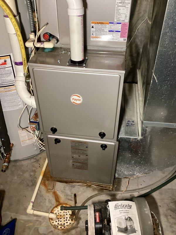 Responded to no cooling complaint on 20+ year old residential air conditioning system. Upon inspection, discovered compressor not operating due to loose wire connection at capacitor. Reattached wire to capacitor terminal and secured connection to prevent future detachment. Performed comprehensive system check including evaporator coil, blower assembly, air filter, thermostat operation, condenser unit, capacitor, contactor, compressor function, and refrigerant charge levels. Verified system returned to normal cooling operation with all components functioning properly.