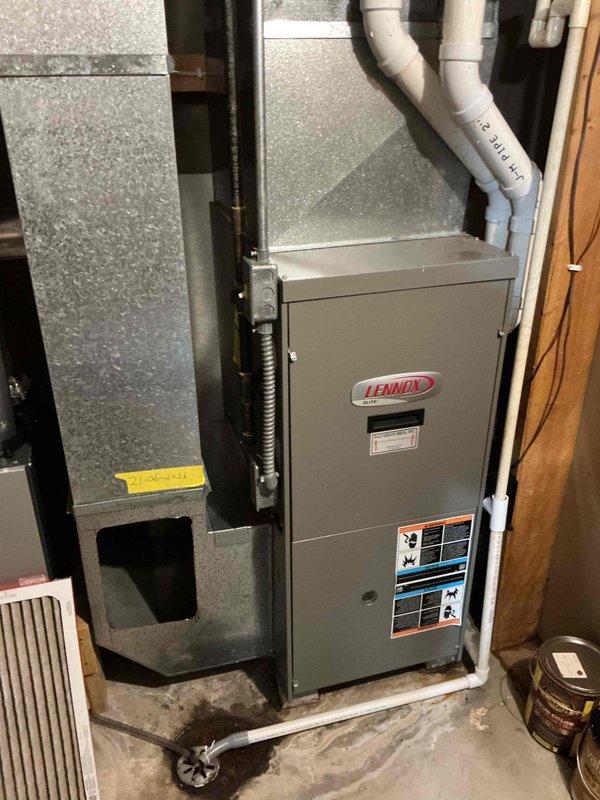 Responded to no-cooling complaint on 10-year-old Lennox central air system experiencing evaporator coil icing. Performed comprehensive diagnostic including airflow verification, air filter inspection (found clean), and outdoor condenser coil evaluation and rinse-down. Connected manifold gauges to refrigerant system and identified low refrigerant charge as primary cause of cooling failure and ice formation. Discussed repair options including system recharge versus full system replacement given age of equipment. Customer declined immediate repairs and requested consultation with service advisor for new system pricing. Advised customer on temporary operation limitations until replacement decision is made.