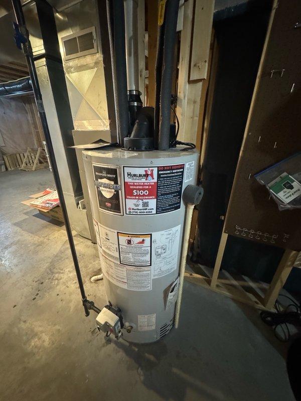 Performed routine maintenance on residential sump pump system and completed full flush service on 50-gallon water heater. Inspected sump pump operation, confirmed proper float switch function, and verified discharge line integrity—unit operating within normal parameters with no issues detected. Drained and flushed 13-year-old water heater, noting minimal sediment buildup and excellent drainage performance, indicating proper maintenance history. All systems tested and confirmed functioning correctly upon completion.
