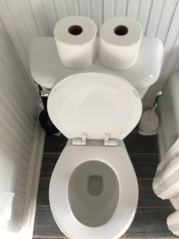 Completed comprehensive plumbing inspection of residential bathroom fixtures as part of recurring maintenance program. Performed thorough examination of toilet, including tank components, fill valve, flapper assembly, and flush mechanism to ensure proper operation and identify potential water waste issues. Inspected vessel sink installation, verifying proper mounting, drain assembly function, and absence of leaks at connection points. Evaluated faucet operation and checked for drips or irregular water flow. Documented current condition of all plumbing fixtures with photographic evidence for maintenance records.