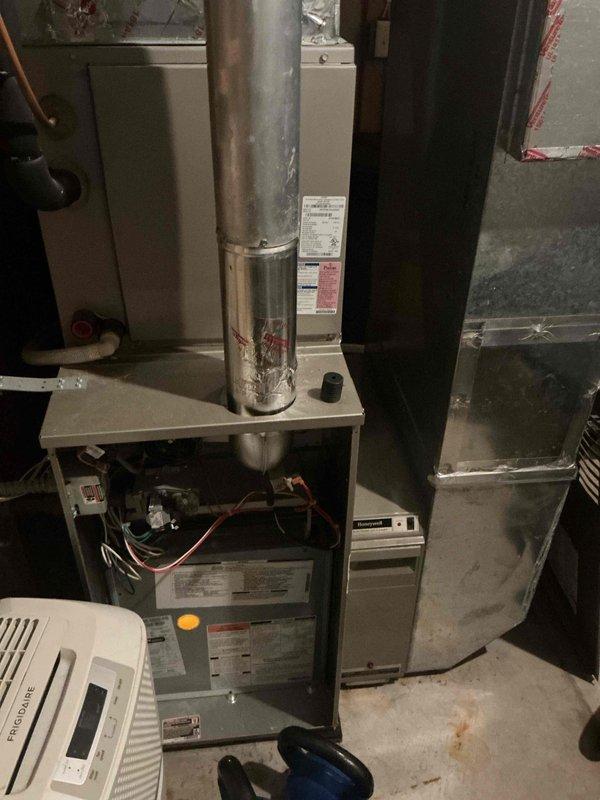 Responded to no-cool call on 14-year-old residential HVAC system. Upon inspection, diagnosed failed capacitor preventing compressor operation. Replaced defective capacitor with properly-rated component, restoring full cooling functionality. System tested and verified operational with normal temperature differential and proper amperage draw.