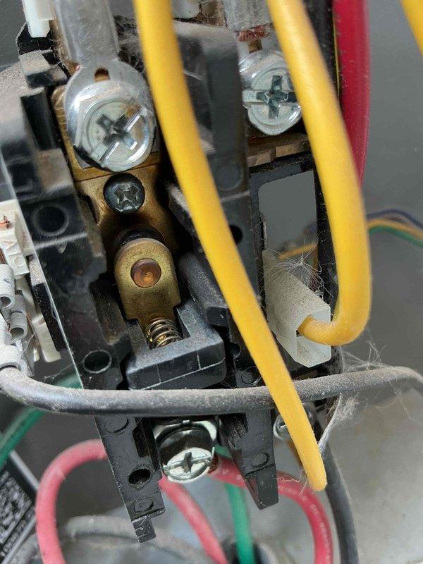 Completed comprehensive air conditioning tune-up and inspection on 8-year-old unit. System is operational; identified wearing capacitor and contactor that will require replacement in near future, but homeowner elected to defer repairs at this time.