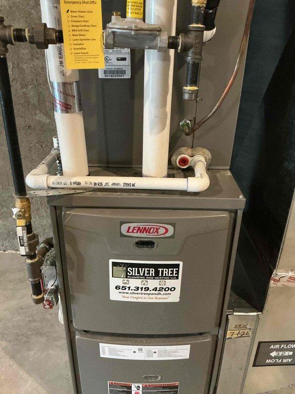 Completed comprehensive air conditioning tune-up and inspection on 8-year-old unit. System is operational; identified wearing capacitor and contactor that will require replacement in near future, but homeowner elected to defer repairs at this time.
