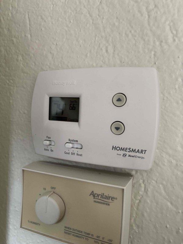 Completed comprehensive AC maintenance on a single 5-year-old residential cooling system with R-410A refrigerant under ambient conditions of 90°F. Performed thorough inspection and testing of all critical components including air filter, Honeywell thermostat, temperature split across evaporator coil, outdoor condenser unit, condenser and evaporator coils, blower motor, capacitors, compressor operation, refrigerant charge levels, and condensate drain system. All components tested within normal operating parameters with no deficiencies identified. System cooling efficiently with proper airflow and refrigerant charge confirmed.