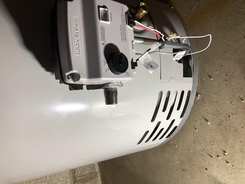 Responded to a gas leak emergency at a water heater that had been tagged and shut off by the utility company. Multiple leaks were identified at the union connection and piping section above the union. Removed defective gas fittings and replaced the elbow, union, tee, and associated gas pipes with new components. Performed comprehensive leak checks on all replaced fittings and connections to the water heater, as well as the gas regulator and system fittings. Relit the water heater pilot light, verified proper operation of the range, and confirmed the entire gas system returned to normal operation.