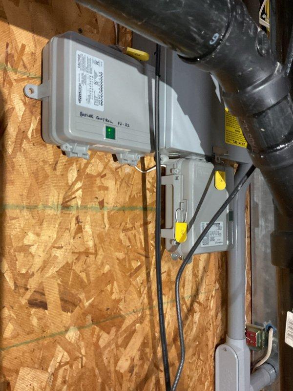 Responded to complaint of newly installed AC system not cooling below 78°F. Performed diagnostic testing of refrigerant pressures, subcooling, and superheat—all measurements within manufacturer specifications. Recorded 18-19°F temperature split across evaporator coil, indicating proper system performance. Replaced dirty air filter and cleaned outdoor condenser coil to optimize airflow and heat transfer efficiency. 

Customer reported intermittent system cycling. Observed utility load control device installed on system. Contacted power company who stated device is not currently active; however, recommend follow-up inspection by licensed electrician to verify load control operation and rule out potential power interruption issues affecting system performance. All refrigerant readings, electrical components, and mechanical operations tested normal during service call. System operating at peak efficiency based on current diagnostic parameters. Advised customer to monitor system performance