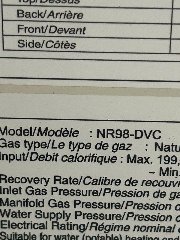 Responded to service call for Noritz NR98-DVC tankless water heater displaying error code 14, indicating flame failure or combustion issues. Upon inspection, determined unit is over 12 years old and has never been flushed, resulting in significant hard water mineral buildup in the heat exchanger restricting flow and causing unit shutdowns. Provided estimate for descaling flush service to remove calcium deposits and restore proper operation. Advised that if flushing does not resolve the issue, heat exchanger replacement or full unit replacement may be necessary due to age and condition of equipment.