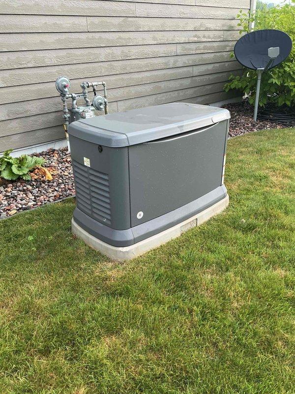 Responded to service call for residential standby generator displaying fault codes and failing to start. Upon arrival, diagnosed error code 1505 indicating over-cranking condition. Performed comprehensive diagnostic testing of starting system components including charging system and battery. Testing revealed charging system functioning properly, but battery failed to hold charge despite adequate charging voltage present. Determined battery had failed internally and was unable to accept or maintain charge, resulting in insufficient cranking power to start generator. Submitted parts order request for replacement battery under existing warranty coverage. Unit requires follow-up appointment for battery replacement and system verification once part arrives.