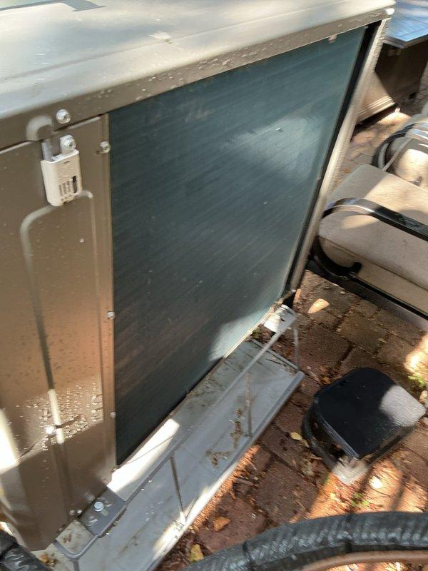 Responded to no cooling complaint on recently installed Lennox system. Upon inspection, found severely restricted airflow due to dirty air filter. Removed and replaced filter with new unit. Performed complete system diagnostics including temperature differential and refrigerant pressure readings across the system. All operational parameters verified within manufacturer specifications. System restored to proper cooling operation with adequate airflow and correct temperature output.