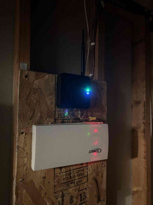 Responded to urgent service alert on Lennox furnace displaying failure to ignite code on thermostat. Removed and inspected flame sensor, which showed contamination preventing proper ignition sequence. Cleaned flame sensor thoroughly, reinstalled component, and tightened electrical connection to ensure proper contact. Ran diagnostic test mode through thermostat to verify system operation, confirming furnace ignited properly and all functions returned to normal with error code cleared.