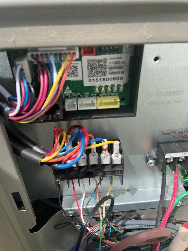 Completed warranty repair on HVAC control system by replacing failed PCB and diagnostic board. Diagnosed control failure, removed defective circuit boards, installed new components, reconnected all wire harnesses to terminal blocks, and verified proper system operation upon completion.