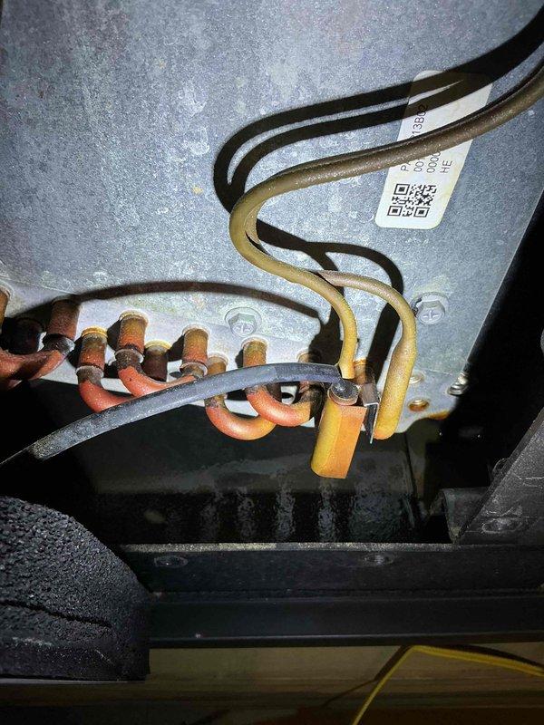 Completed heat pump tune-up on mini split system with two indoor heads. Performed operational check on both units, verified proper airflow through ceiling-mounted registers, and inspected electrical connections and wiring at equipment. All components found to be functioning properly with no immediate service needs identified.