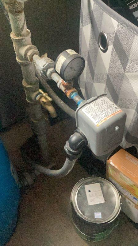 Responded to water heater leak on hot side outlet piping with multiple fitting failures. Replaced all hot and cold side piping and fittings above the water heater unit to eliminate leaks. Restored main water shut-off valve to operational position upon completion of repairs.