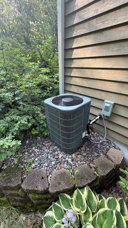 Responded to no cooling complaint on 3-year-old R22 system and found evaporator coil frozen. Identified potential causes as restricted airflow from dirty filter or low refrigerant charge. Arranged follow-up appointment with comfort advisor to assess system condition and discuss repair options.