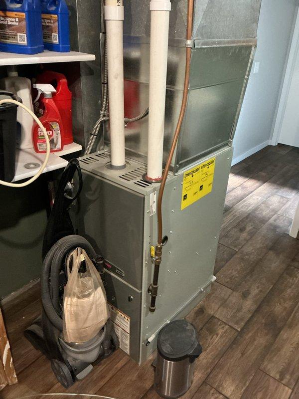 Responded to no hot water call and diagnosed failed gas valve on 20+ year old gas water heater. Due to age of unit and cost of repair versus replacement, recommended and installed new gas water heater. Removed and properly disposed of old unit, connected new water heater to existing gas line, water supply, and venting system. Tested all connections for leaks, verified proper combustion and venting operation, and confirmed unit is producing hot water as designed.